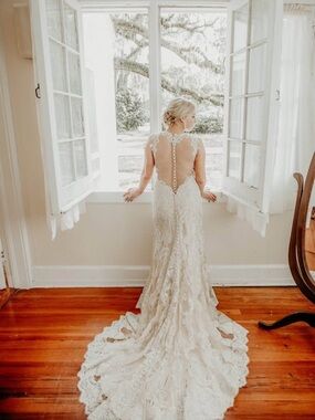 Allure Bridal Gown with Illusion Back